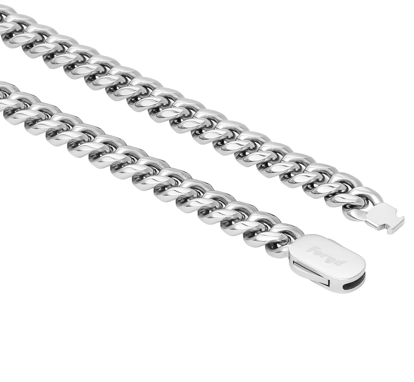FORGD clasp in 316L stainless steel, engraved